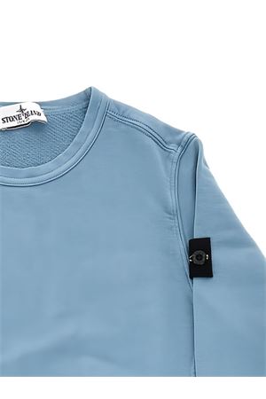 felpa in cotone azzurro STONE ISLAND KIDS | L1S166100005S0040V004A